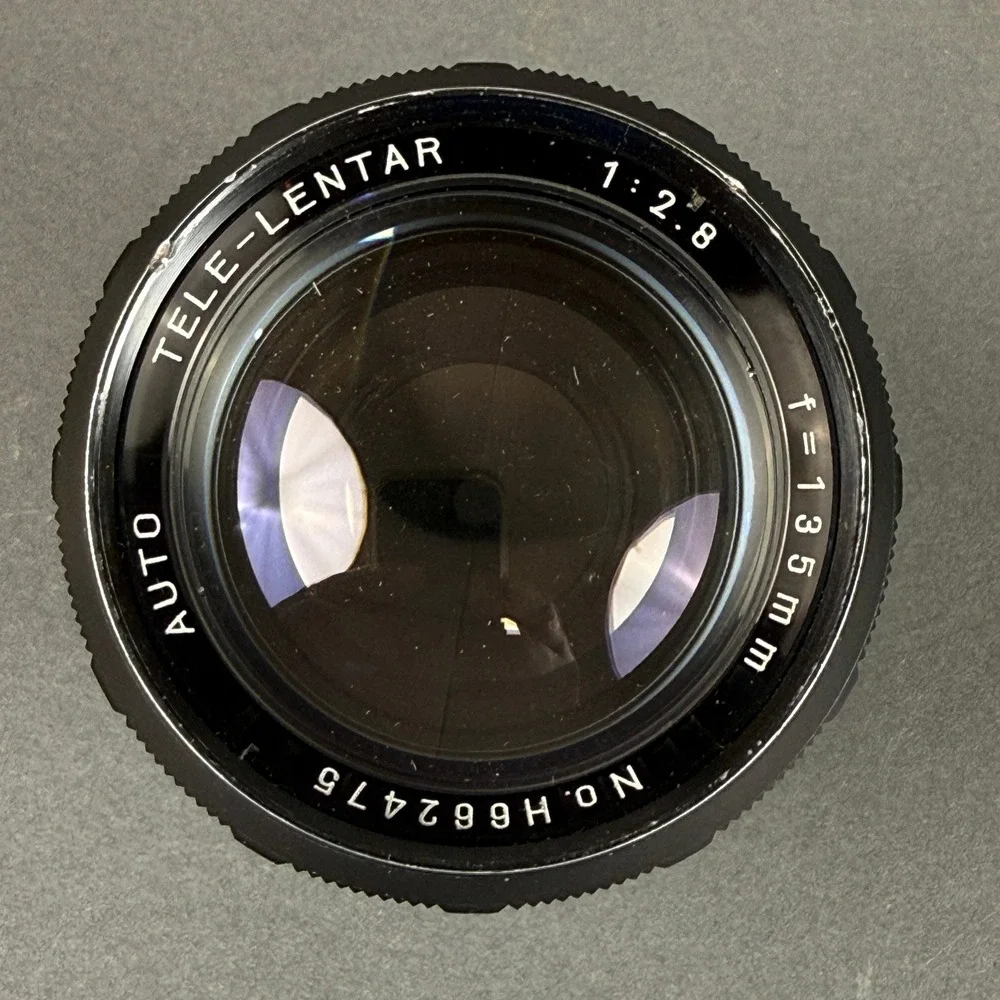 Tele-Lentar 135mm f/2.8 Auto Telephoto Lens M42 Mount H662475